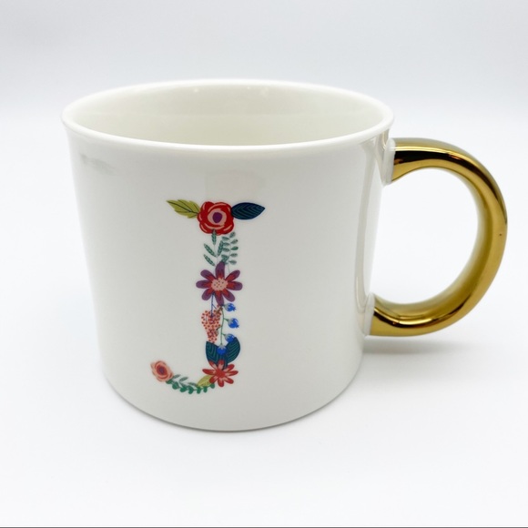 Opalhouse Other - Opal house “J” floral mug